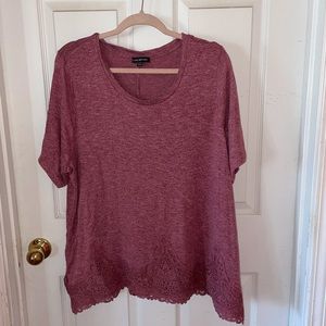Lane Bryant short sleeve top